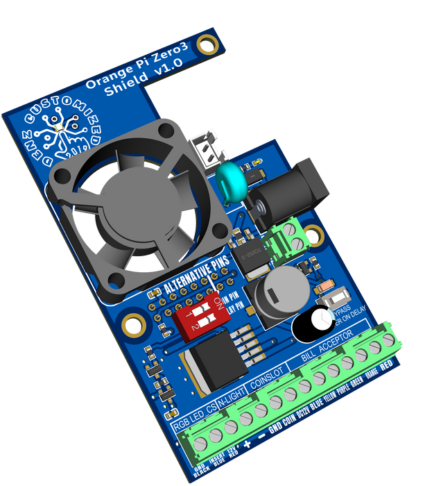 Orange Pi Zero3 Shield Board